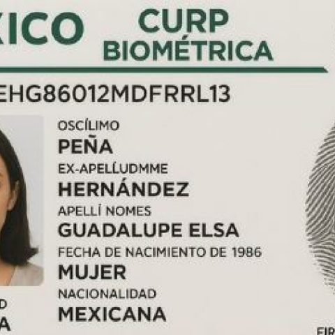 CURP Biométrica