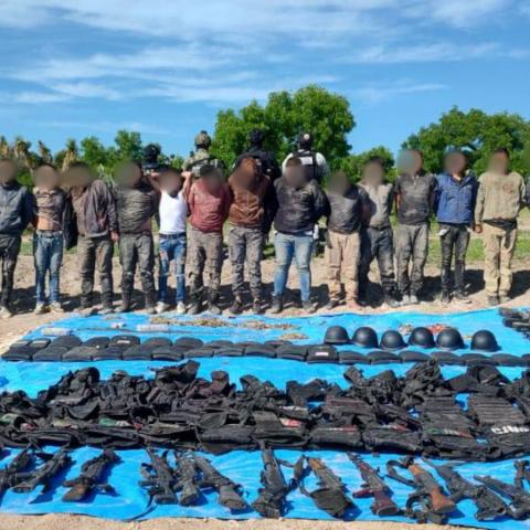 Detenidos podrían ser personas desaparecidas: Activistas ante hallazgo de campamento armado