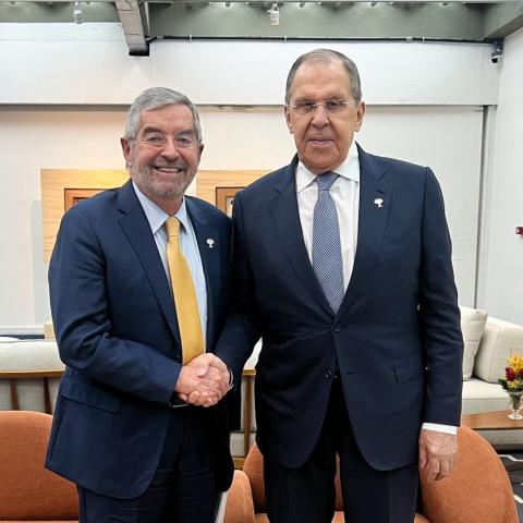 Cancilleres de México y Rusia