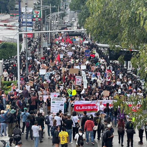 Realizan segunda marcha contra la gentrificación en CDMX