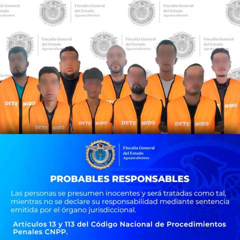 Nueve detenidos tras jornada violenta
