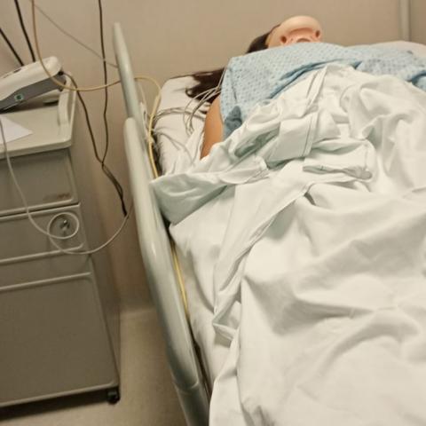 Blanca Aymme hospitalizada
