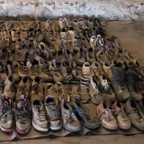 Zapatos en rancho Izaguirre