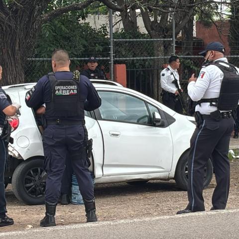 Policías Municipales le dieron alcance en San Antonio de Peñuelas en donde se llevó a cabo el aseguramiento