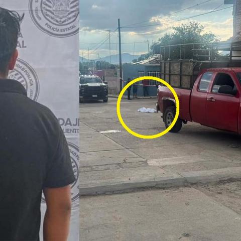 El conductor de la camioneta tiene apenas 14 años de edad y fue detenido en el lugar de los hechos 