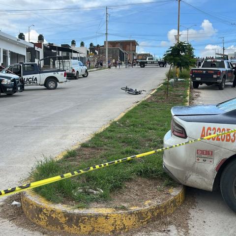 Accidente en bicicleta