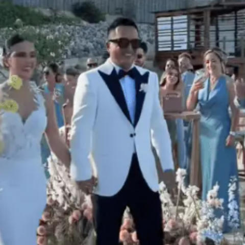 El cantante Josi Cuen se casó en íntima ceremonia