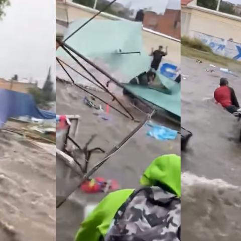 Tuve pérdida total; ya se habían reportado alcantarillas: Narra tianguista afectada en Solidaridad II
