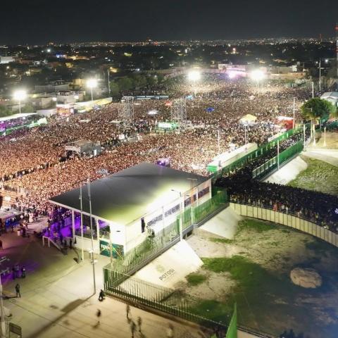 Don Omar rompe récord de asistencia en la Feria Nacional Potosina 2025