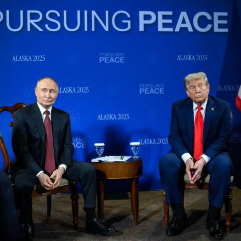Vladimir Putin y Donald Trump 