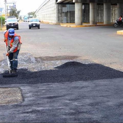 Reparación de baches en el municipio de Aguascalientes