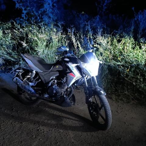motociclista herido