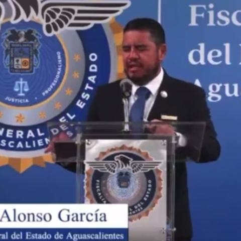 Manuel Alonso García, Fiscal General de Aguascalientes 