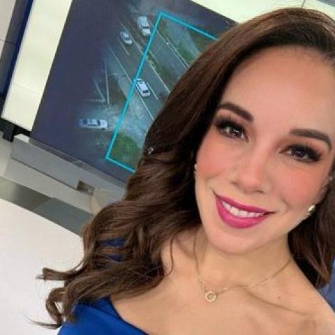 Fallece la conductora Débora Estrella en accidente aéreo en García, Nuevo León