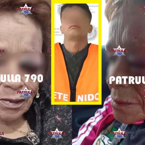 Desde el 2024 la abuelita sufría violencia física y psicológica hasta que decidió entregar a la Policía a su nieto