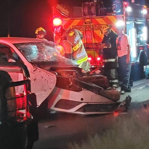 Falleció el hombre que fue rescatado tras fuerte choque en El Retoño, Municipio de El Llano