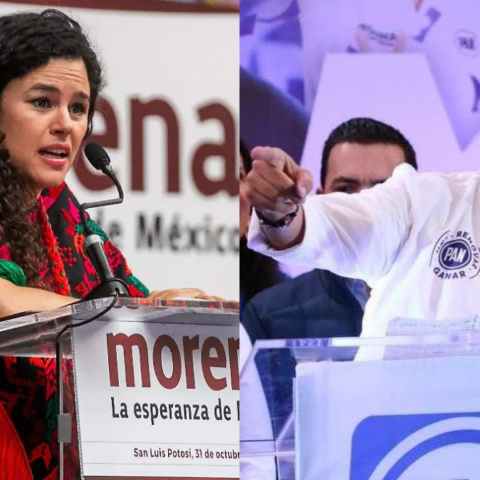 Luisa Alcalde critica a integrantes del PAN tras relanzamiento; panistas le responden