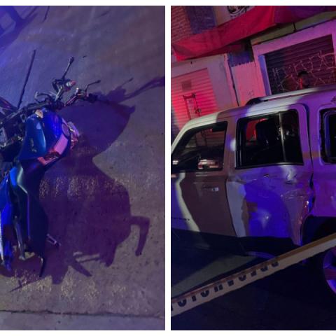 motociclista herido