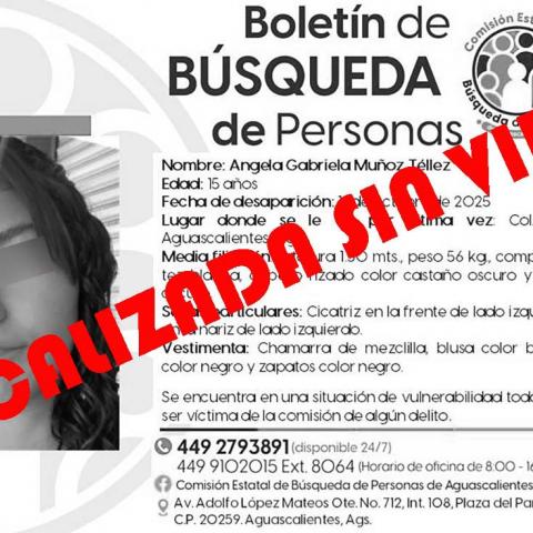 Mediante redes sociales conoció a un sujeto que con engaños logró llevársela de Aguascalientes