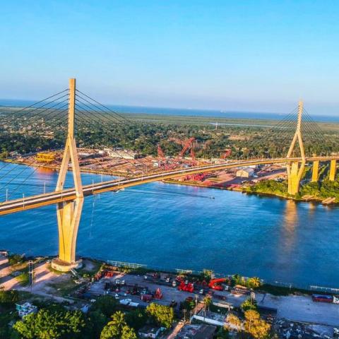 Sheinbaum supervisa niveles del Río Pánuco en Tamaulipas ante riesgo de desbordamiento