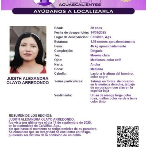 La vieron desnuda y dijo que la habían abusado: Familia de Alexandra pide ayuda para localizarla