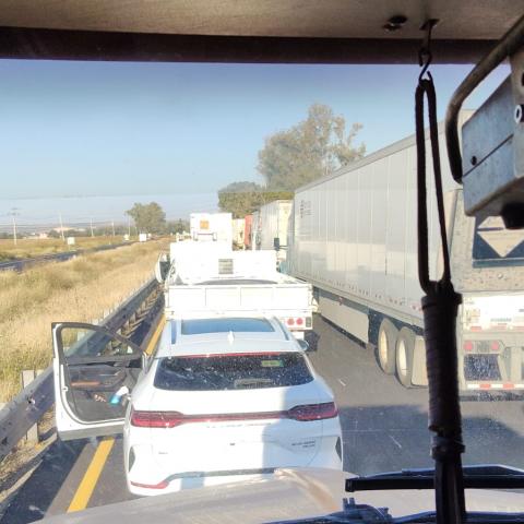 Bloqueos carreteros por protestas agrícolas 