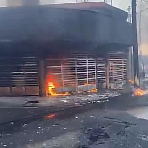Incendio en Santa Catarina