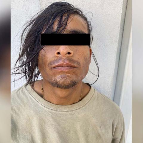 En la revisión, “El Efrén” cargaba con envoltorios de droga cristal