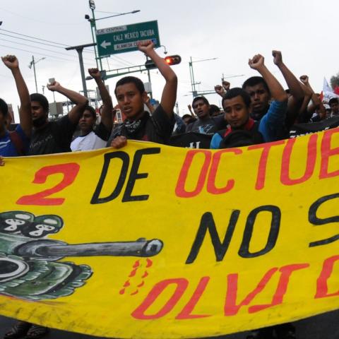 123 heridos tras la marcha del 2 de octubre en CDMX