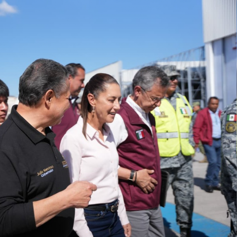 Claudia Sheinbaum en Hidalgo