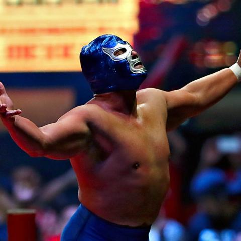 BLUE DEMON JR ACCIDENTE
