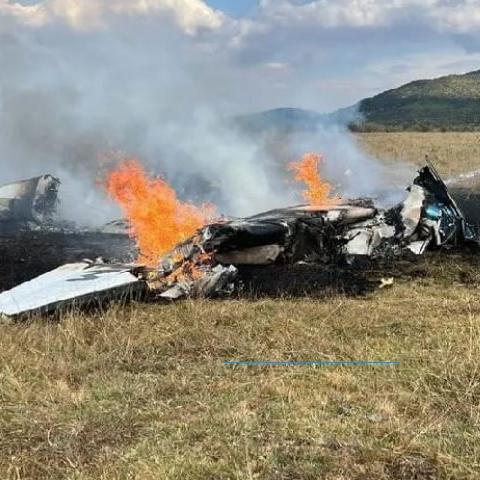 Avioneta en Purépero 