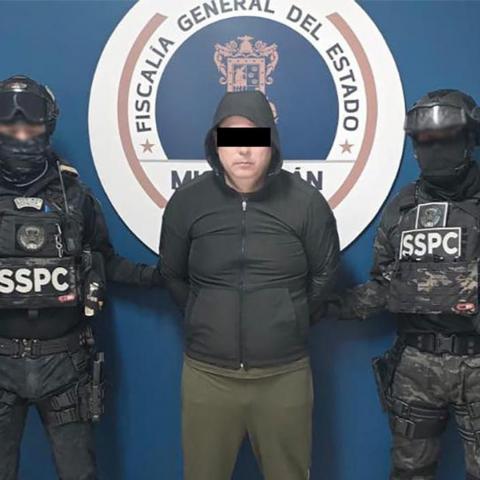 Dictan prisión preventiva a "El Licenciado" y siete escoltas de Carlos Manzo; vinculación a proceso está por definirse