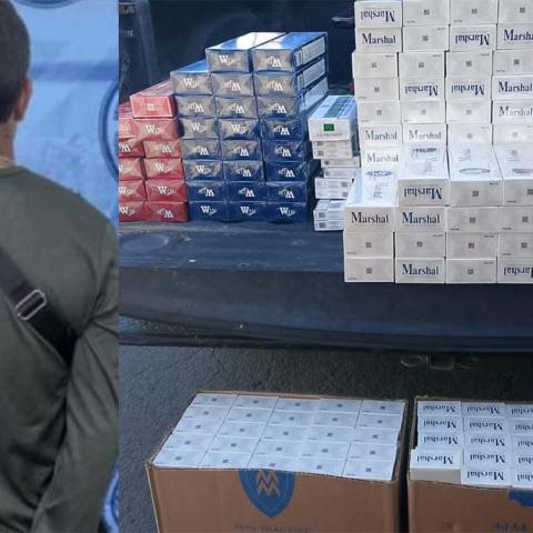 El implicado no pudo acreditar la legal propiedad ni la importación del producto, por lo que fue puesto a disposición del Ministerio Público Federal