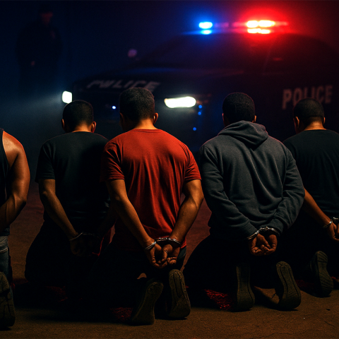 Durante la incursión fueron asegurados más de 50 kilos de metanfetamina y armas