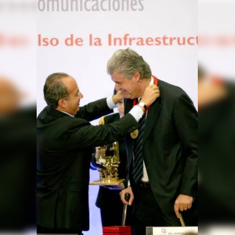 Felipe Calderón y Alfredo Elías Ayub