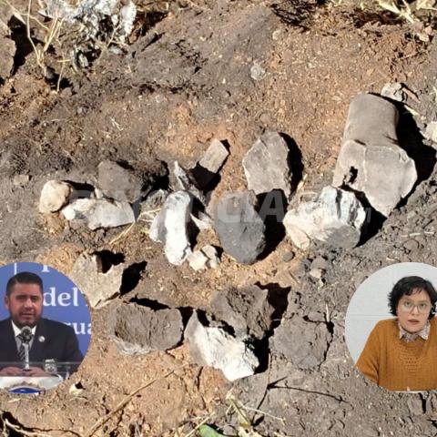 Cuestionan activistas que huesos encontrados en Rincón sean de animales, como declara FGE