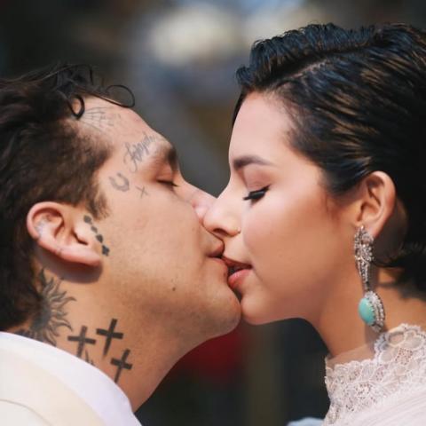 Ángela Aguilar confirma en qué mes se casará por la iglesia con Christian Nodal