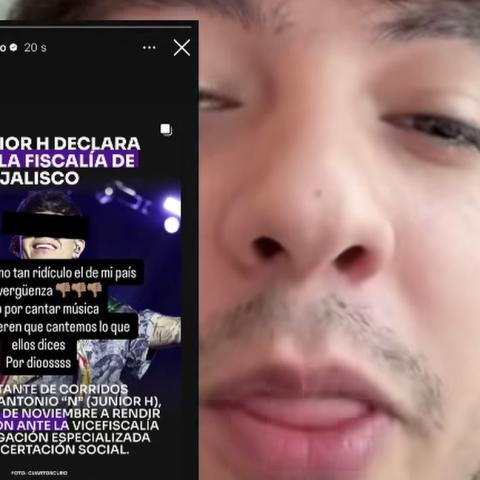 Natanael Cano critica a las autoridades por castigo a Junior H en Jalisco