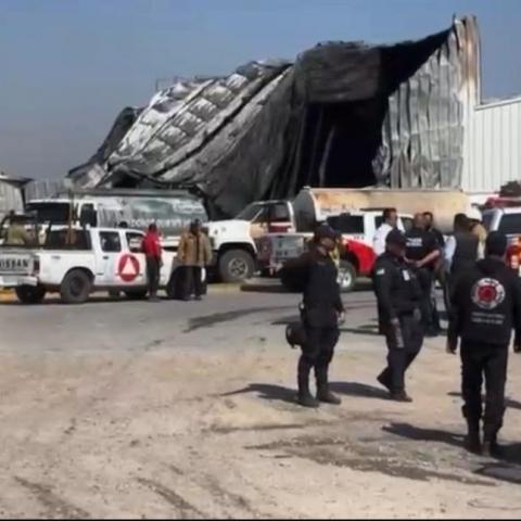 Incendio en fábrica de Asientos 
