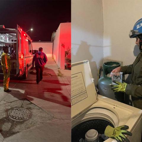 El mal funcionamiento de un boiler generó gases tóxicos dentro de la vivienda