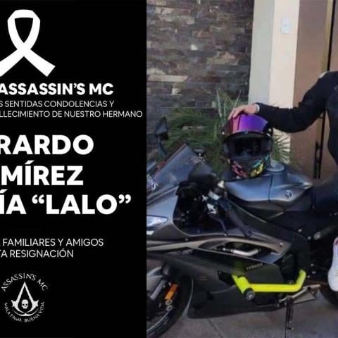 “Nos duele tú ausencia, pero nos aferramos a la promesa de que un día nos reuniremos para rodar en el cielo” publicaron sus compañeros de rodada