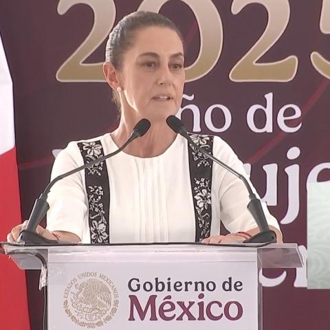 "Pueblo y gobierno somos invencibles", dice Sheinbaum tras manifestaciones