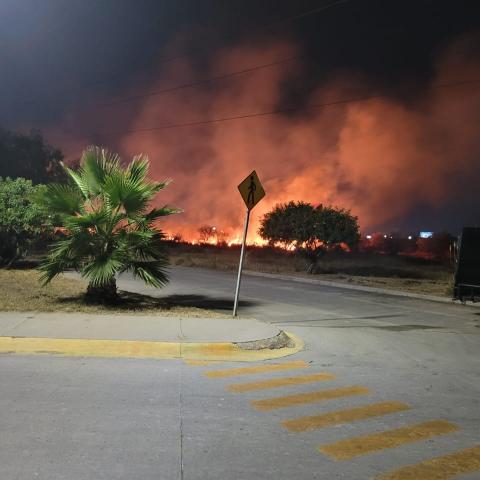 Incendios de pastizales 