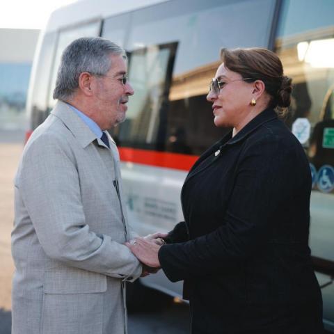 Sheinbaum recibirá el martes a la presidenta de Honduras en Palacio Nacional