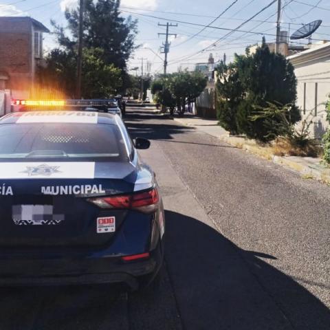 El reporte ocurrió en el interior de un domicilio de la Colonia Héroes de Aguascalientes