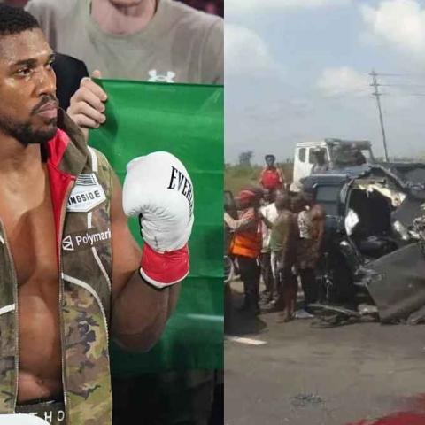 ANTHONY JOSHUA ACCIDENTE
