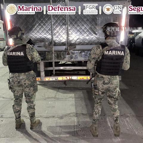 Aseguran más de 600 kilos de metanfetamina en Mazatlán; operativo evita distribución de 15 millones de dosis