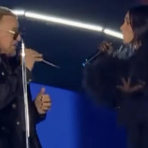 Fher de Maná apareció en el segundo concierto de Dua Lipa