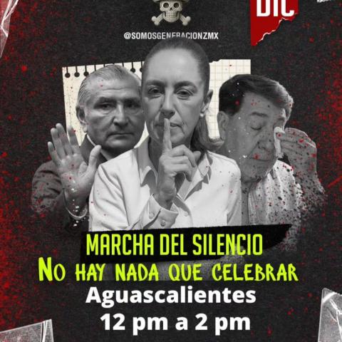 Convocatoria "Marcha del Silencio, no hay nada que celebrar" 